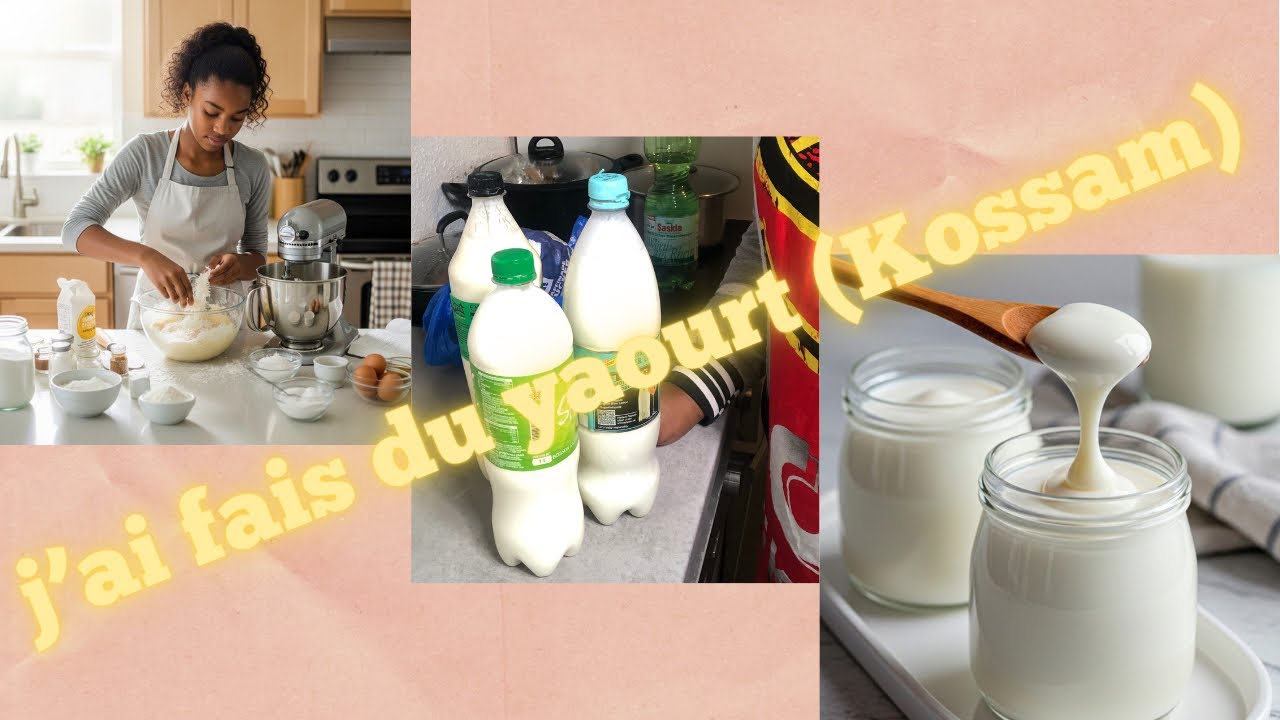 VLOG j’ai fais du yaourt maison très délicieux 😋