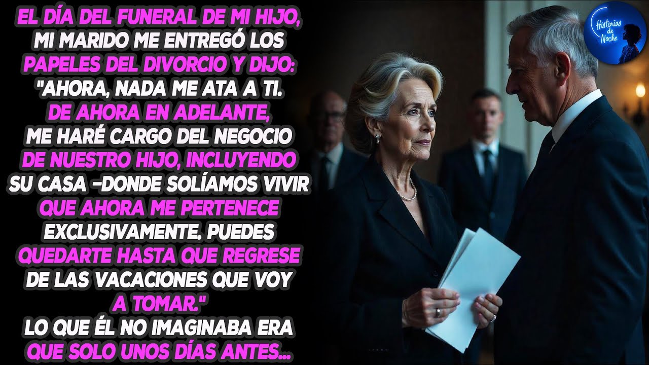 Mi esposo me dejó en el funeral de mi hijo, pero él no sabía lo que yo había hecho días antes