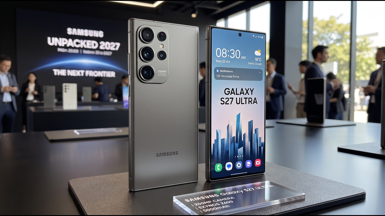 samsung galaxy s27 ultra leak reveals major battery upgrade, new design !!