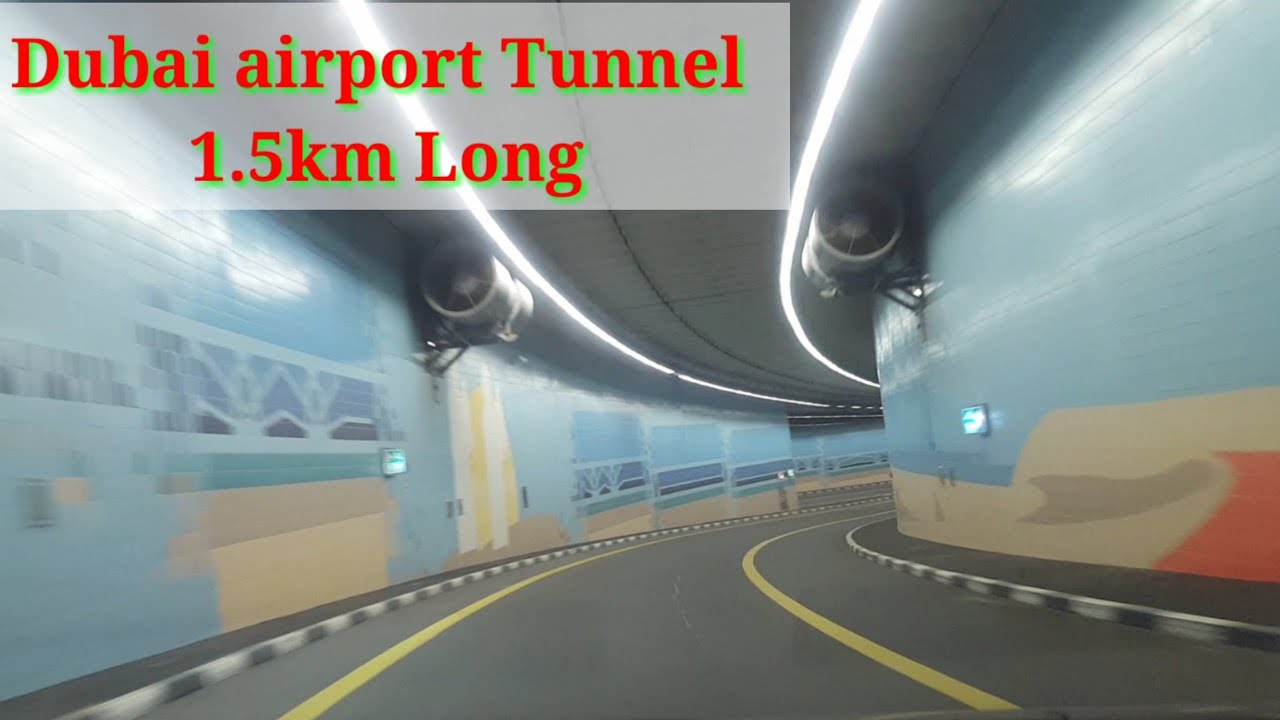 Tunnel Under the Runway of Dubai airport || Longest Tunnel || Dubai Airport Tunnel.