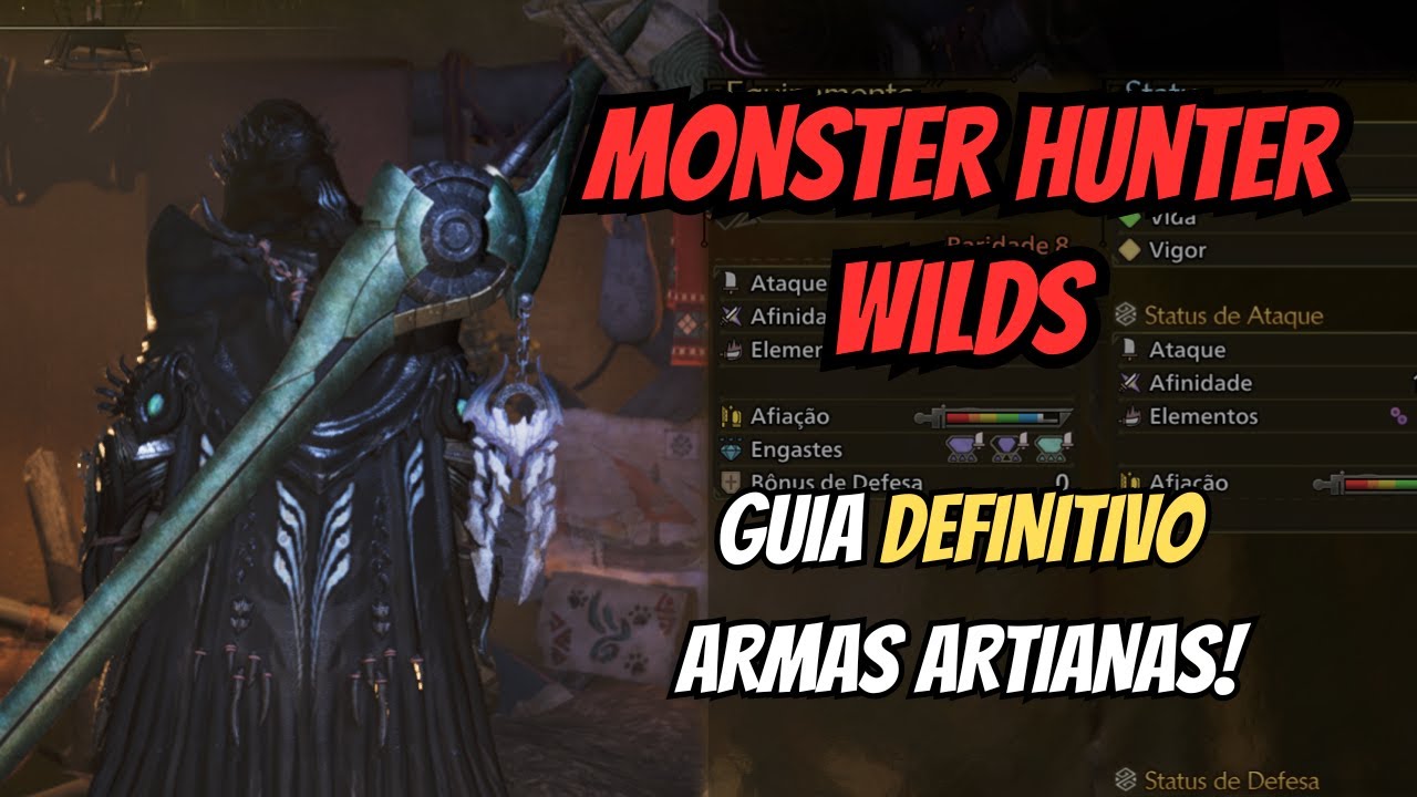 MONSTER HUNTER WILDS - GUIA DEFINITIVO ARMAS ARTIANAS
