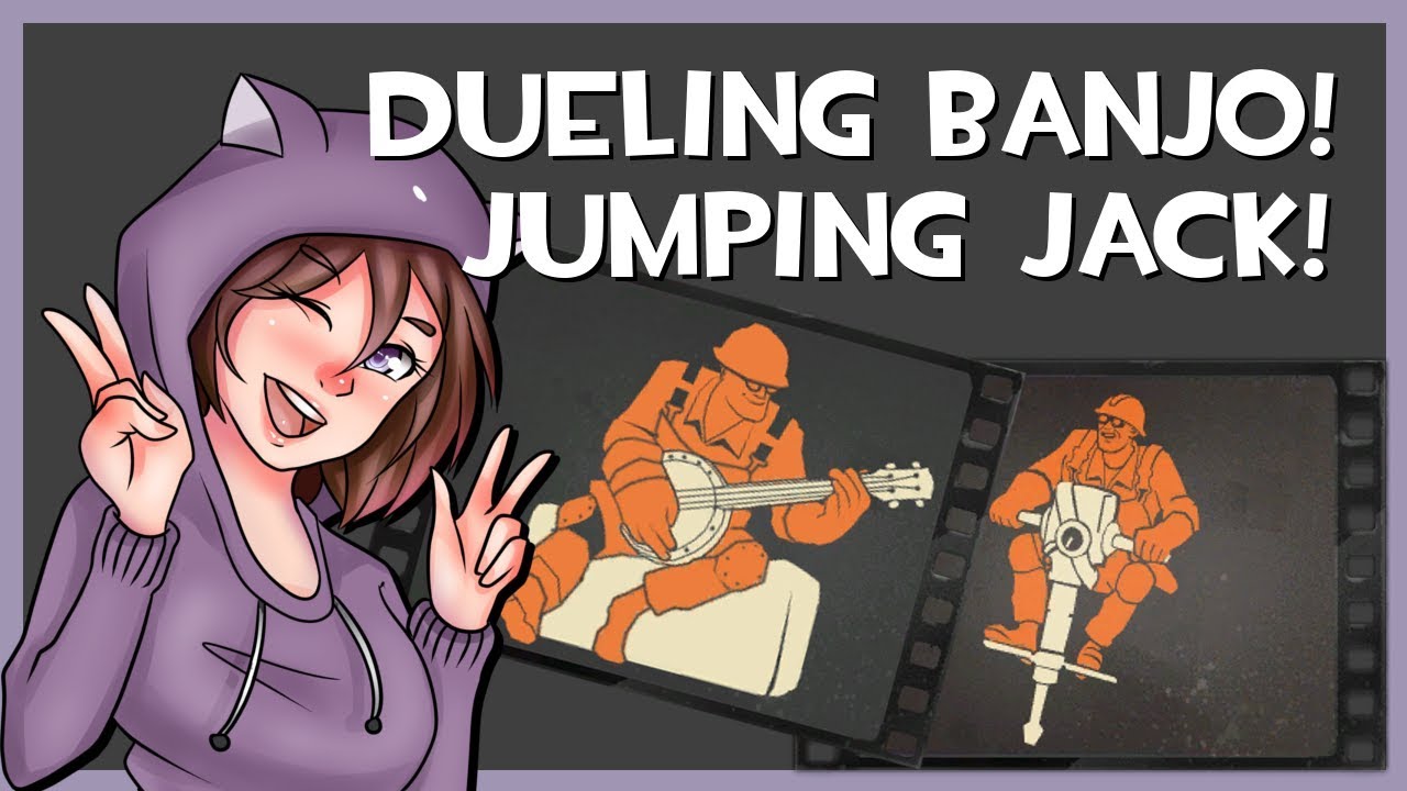 TF2 - The Dueling Banjo and The Jumping Jack (Engineer Taunts)