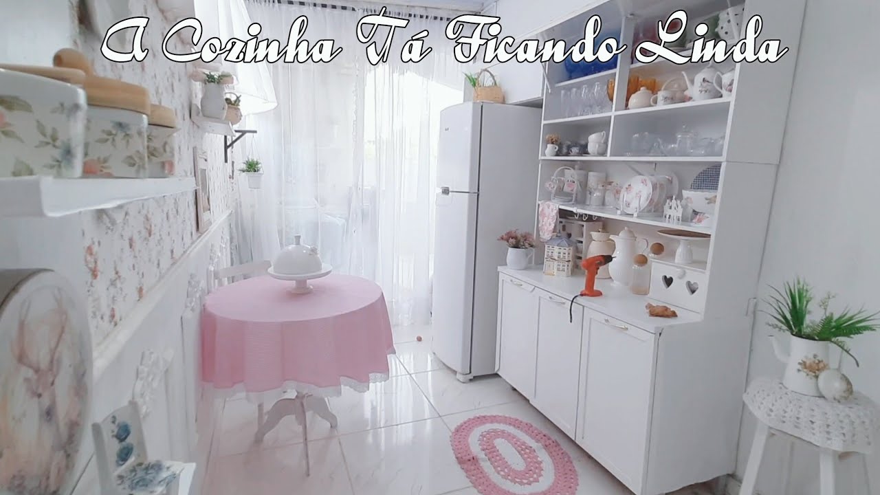A COZINHA TA FICANDO LINDA, PINTEI O ARMARIO