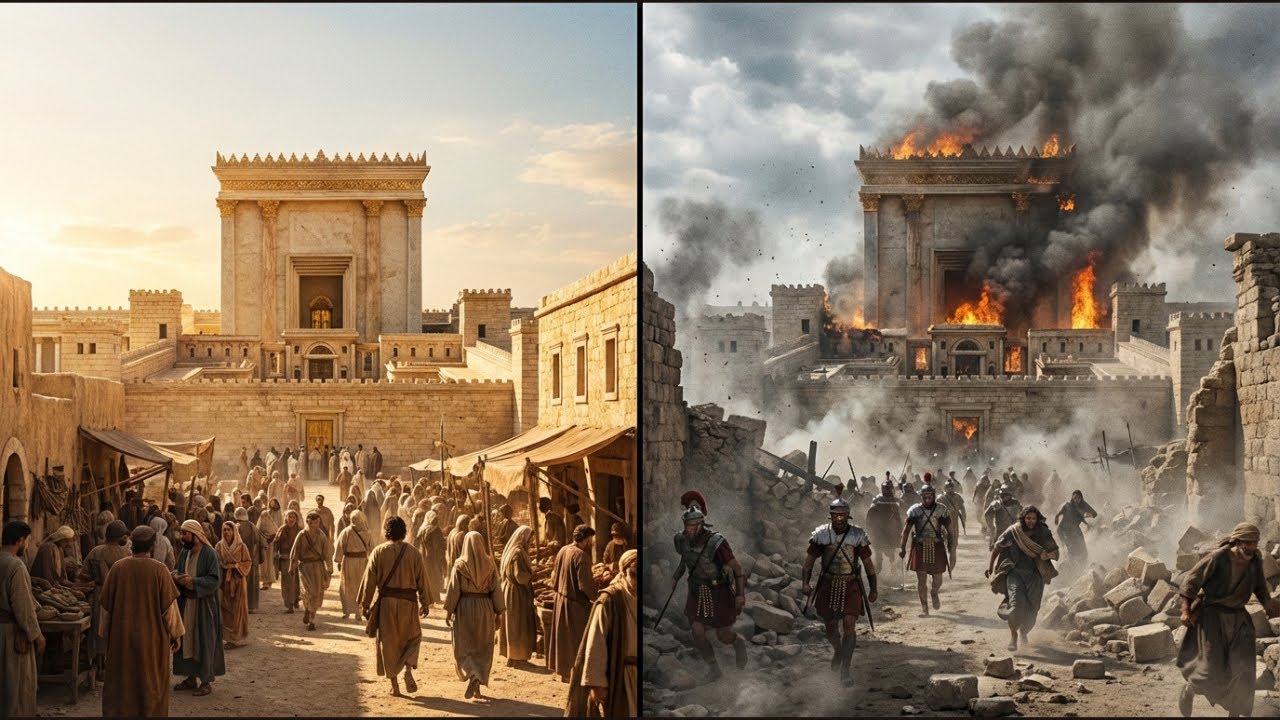 Antes de la destrucción de Jerusalén, ¿cómo era la ciudad santa?
