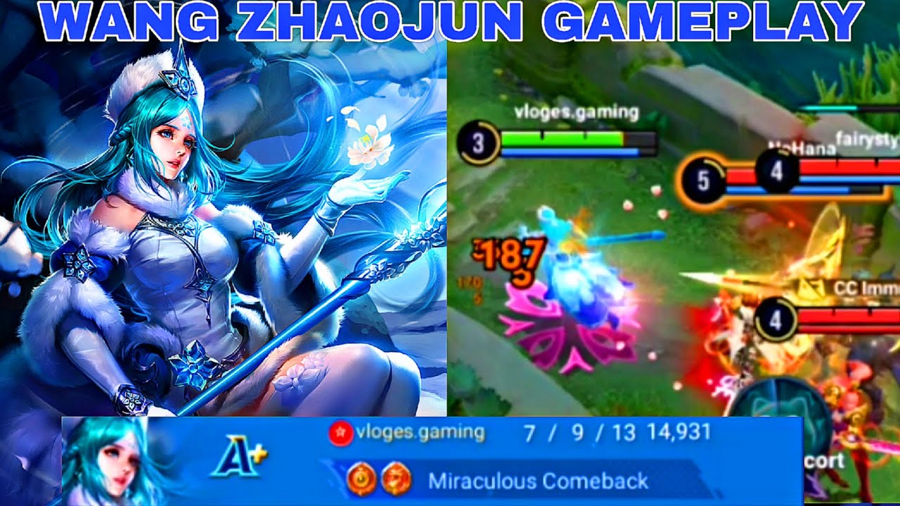 KILLS DON'T MATTER TOWER DO | WANG ZHAOJUN RANKED MATCH GAMEPLAY | HONOR OF KINGS GAMEPLAY 