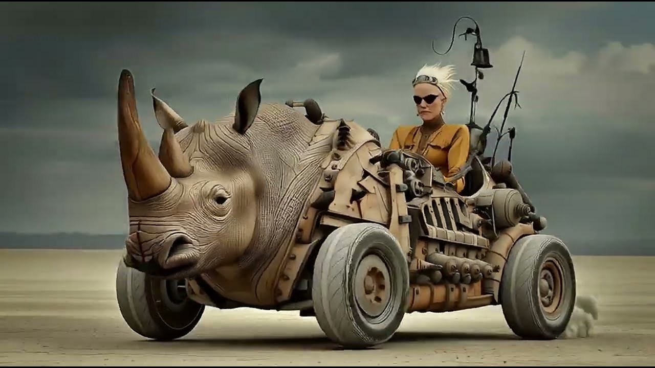 Voyager avec un rhino  LA VIDÉO