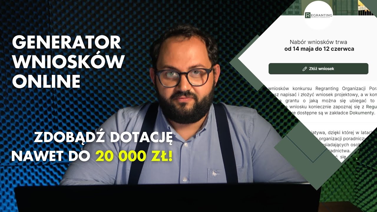 Szkolenie: generator wniosków dla grantobiorców!