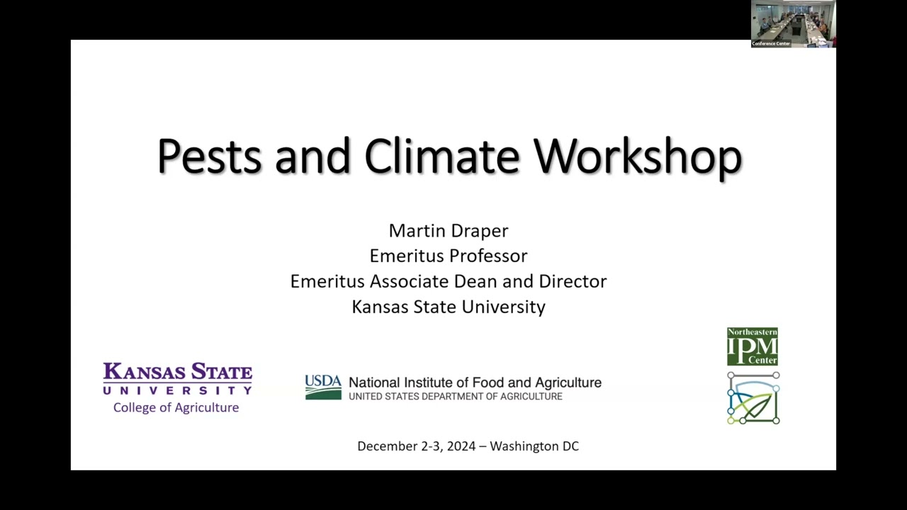 Pests and Climate Workshop - Introductions