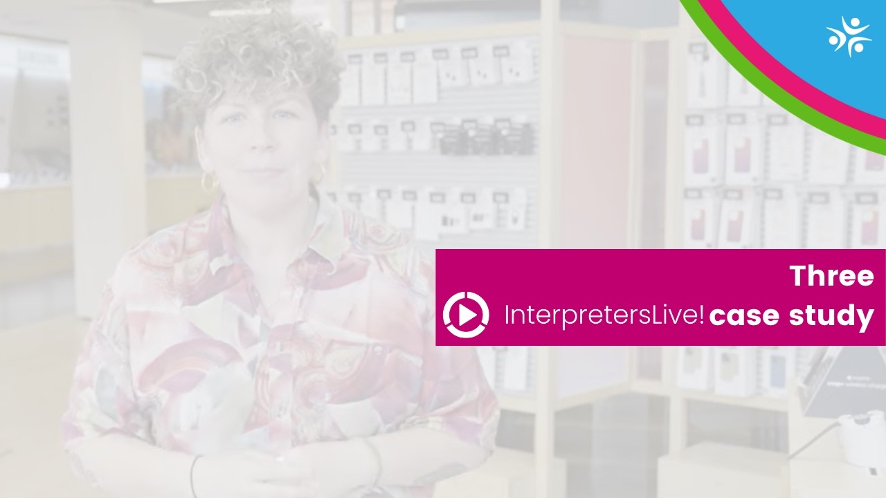 THREE UK mobile shop is accessible for Deaf BSL users and customers!