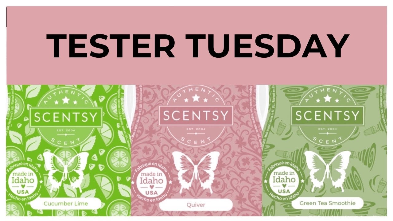 Tester Tuesday Cucumber Lime, Quiver and Green Tea Smoothie (Scentsy Reviews) # 186