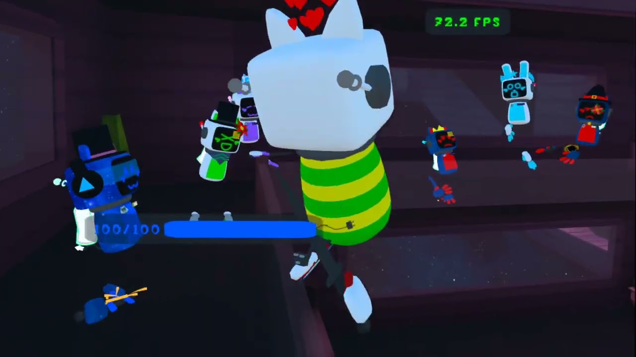 I met biscuit and ghost...