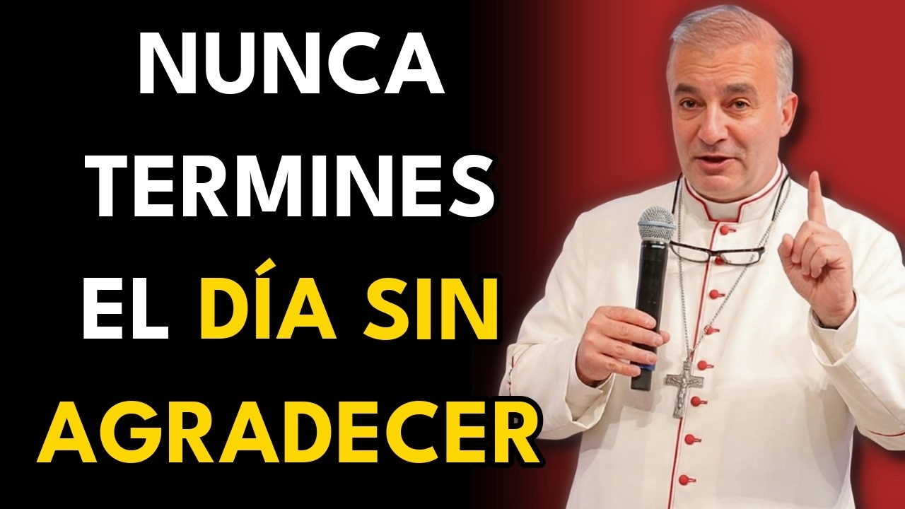 Padre Ángel advierte: Si te vas a dormir sin dar gracias, mañana vendrán bloqueos.