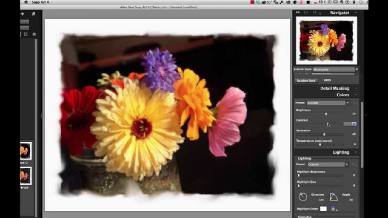 Snap Art 4  Watercolor Tutorial - 2