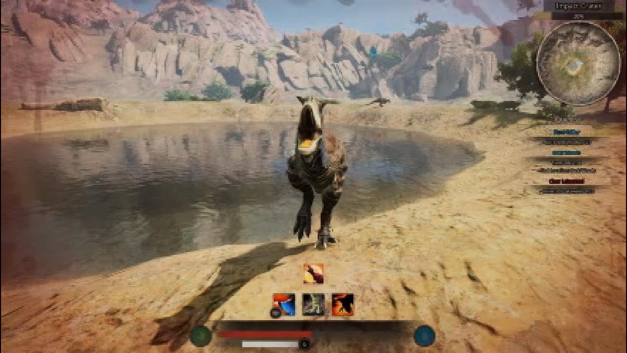 Path of Titans - Pycno deals with an Aggressive Duck