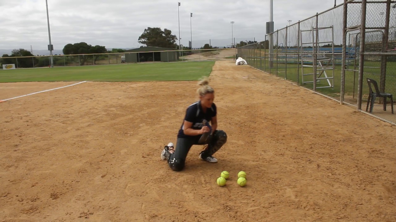 Softball Catcher Drills with Bel White - Part 1