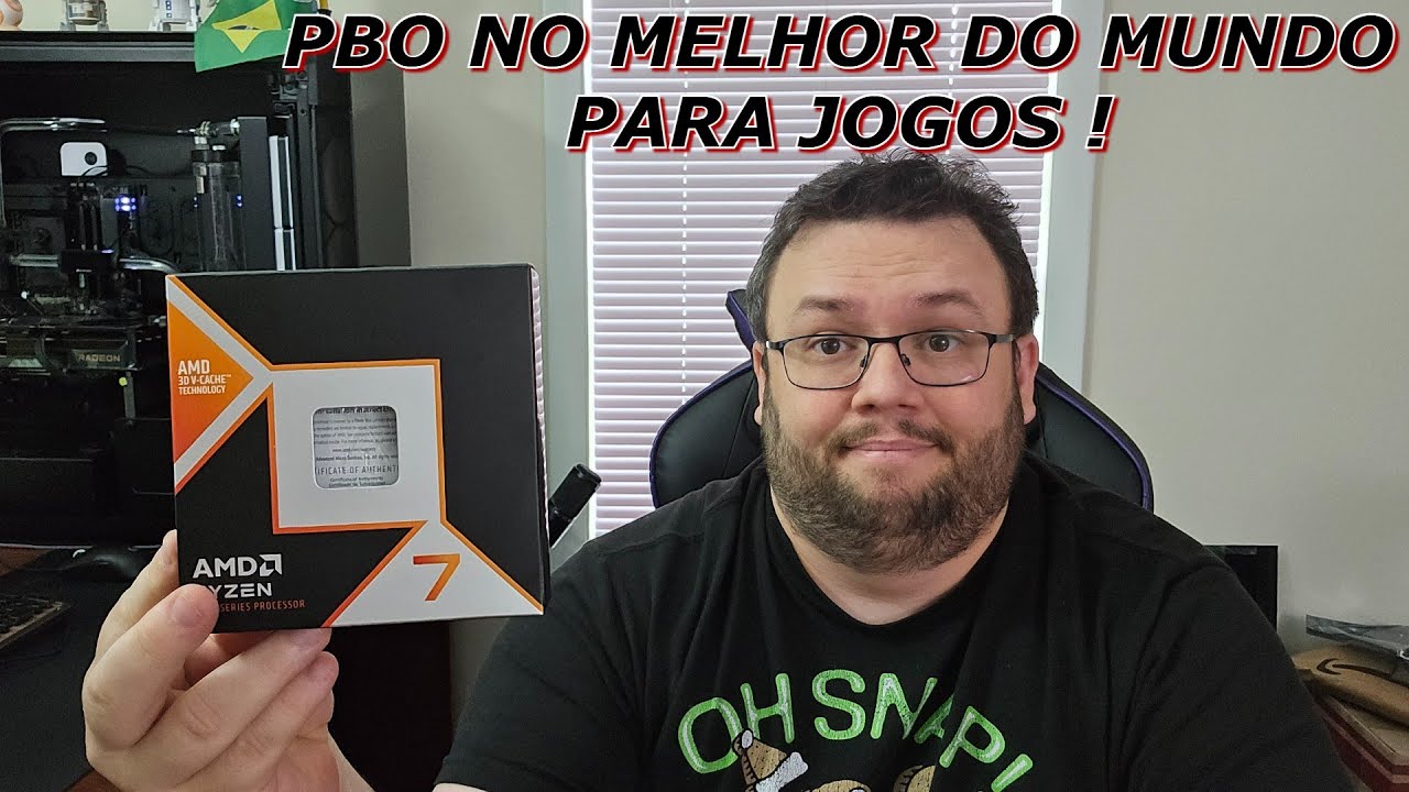 9800X3D COM PBO ! MELHORANDO O QUE JA É O MELHOR !
