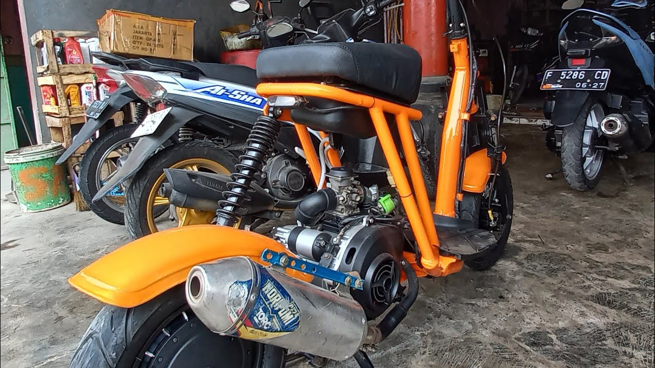 CUSTOM GOPED MESIN MIO