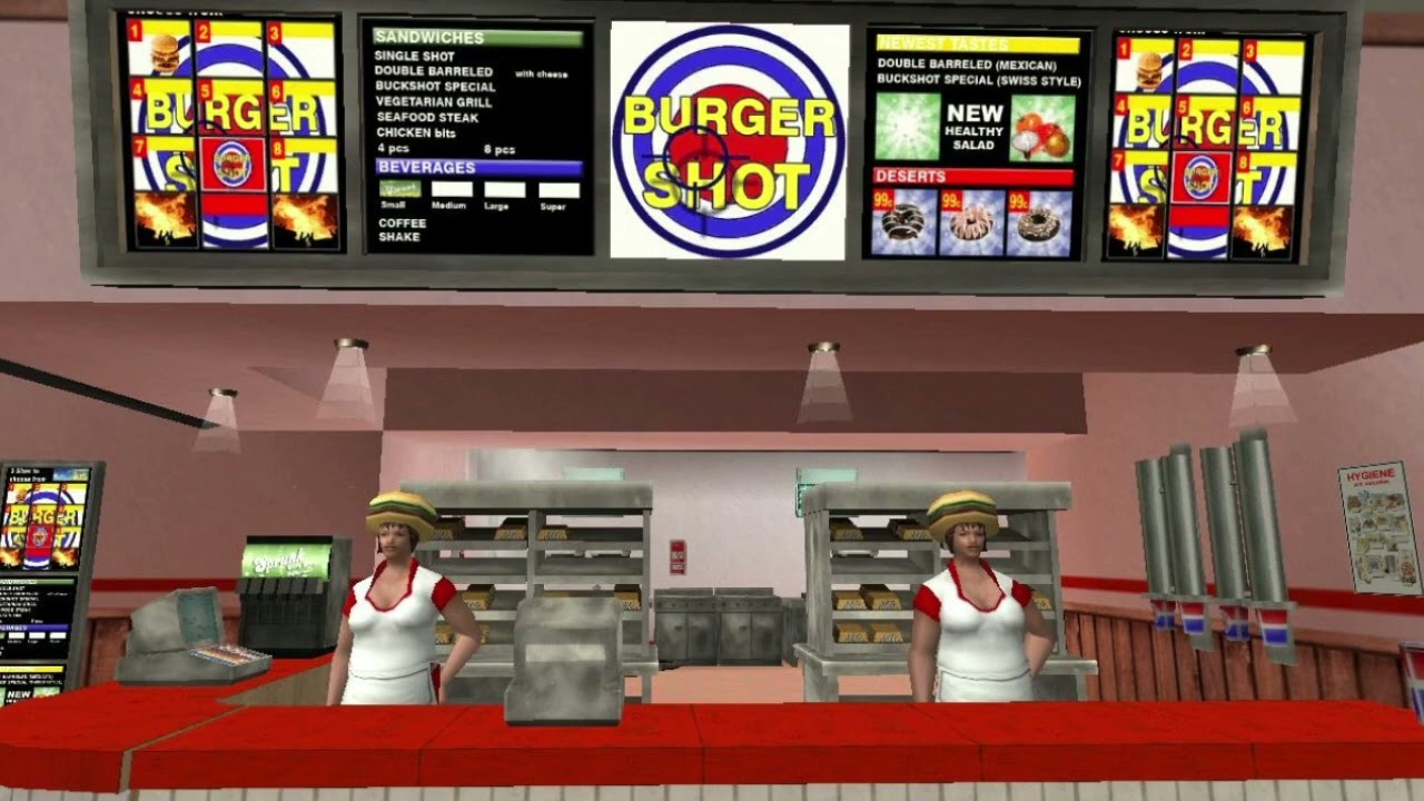 GTA SA Ped Quotes - Burger Shot Workers