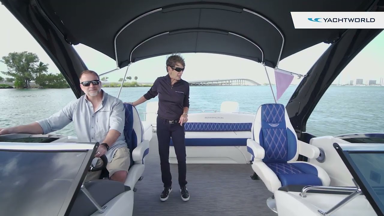 2022 Bennington Q30 Luxury Tritoon Pontoon Boat Full Walkthrough