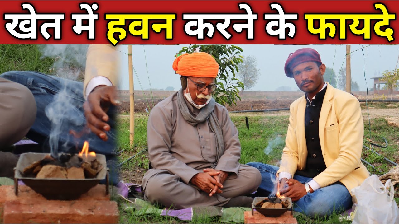 हवन करने से खेतो मे भी होगा कमाल ||  खेत में हवन करने के फायदे || खेतों में अग्निहोत्र की परम्परा