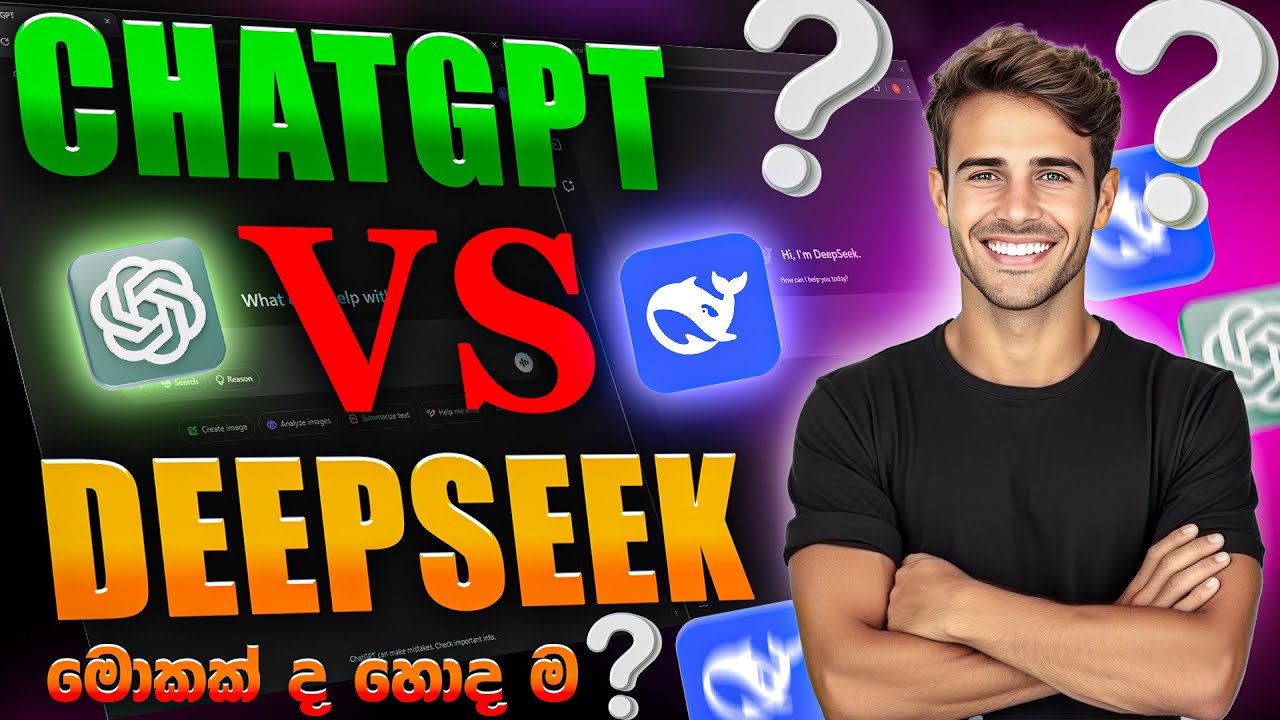 DeepSeek vs ChatGPT: Ultimate Test! / Sinhala tutorial / Teknoflo SL