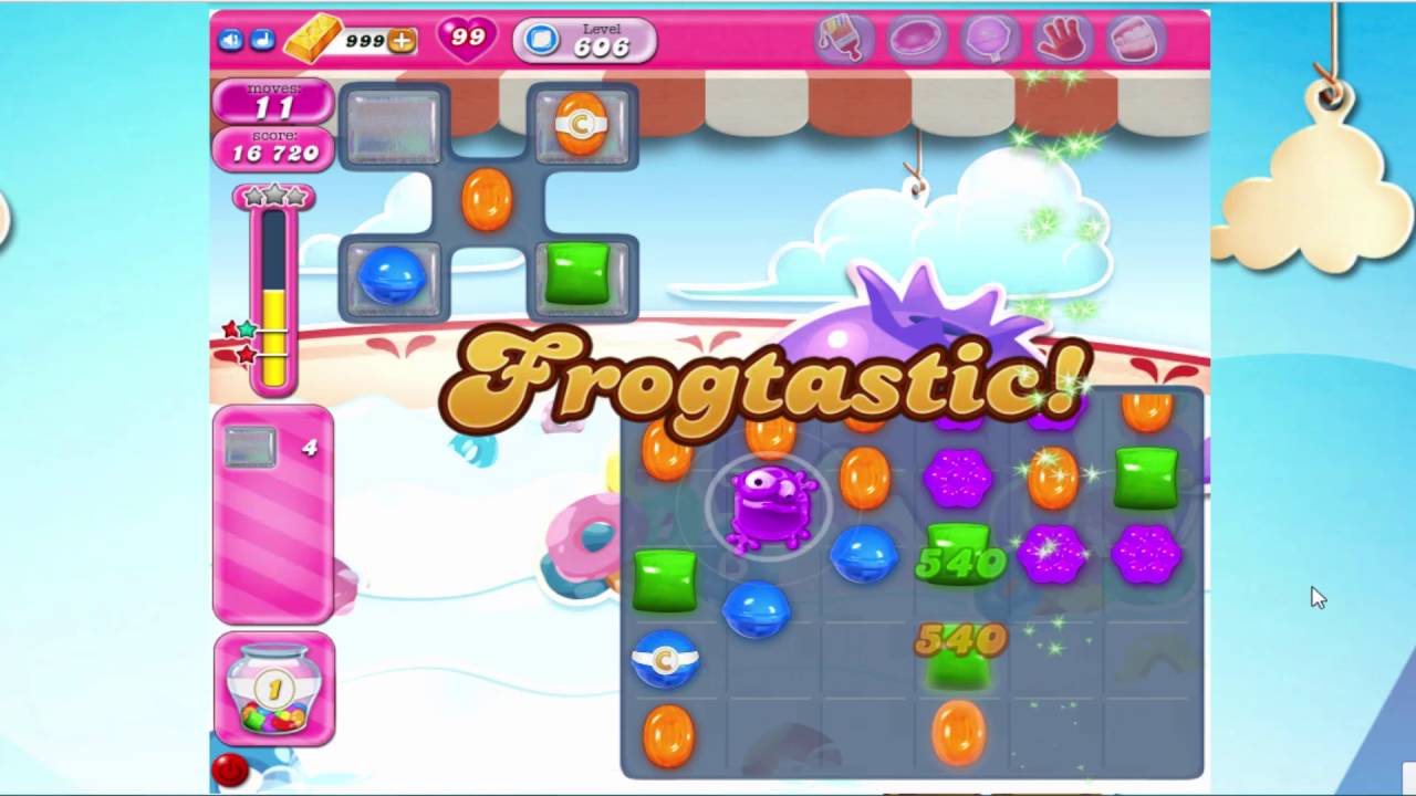 Candy Crush Saga level 606