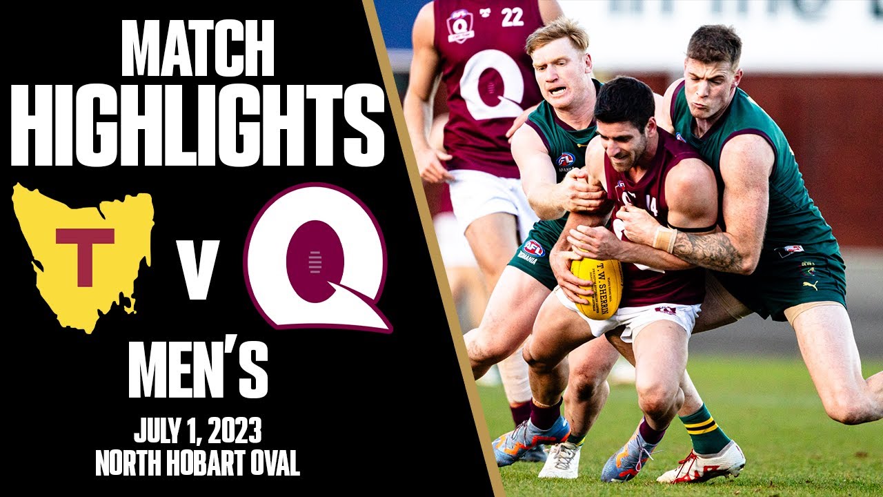 Tasmania v Queensland Men's Highlights | 2023 Representative Football