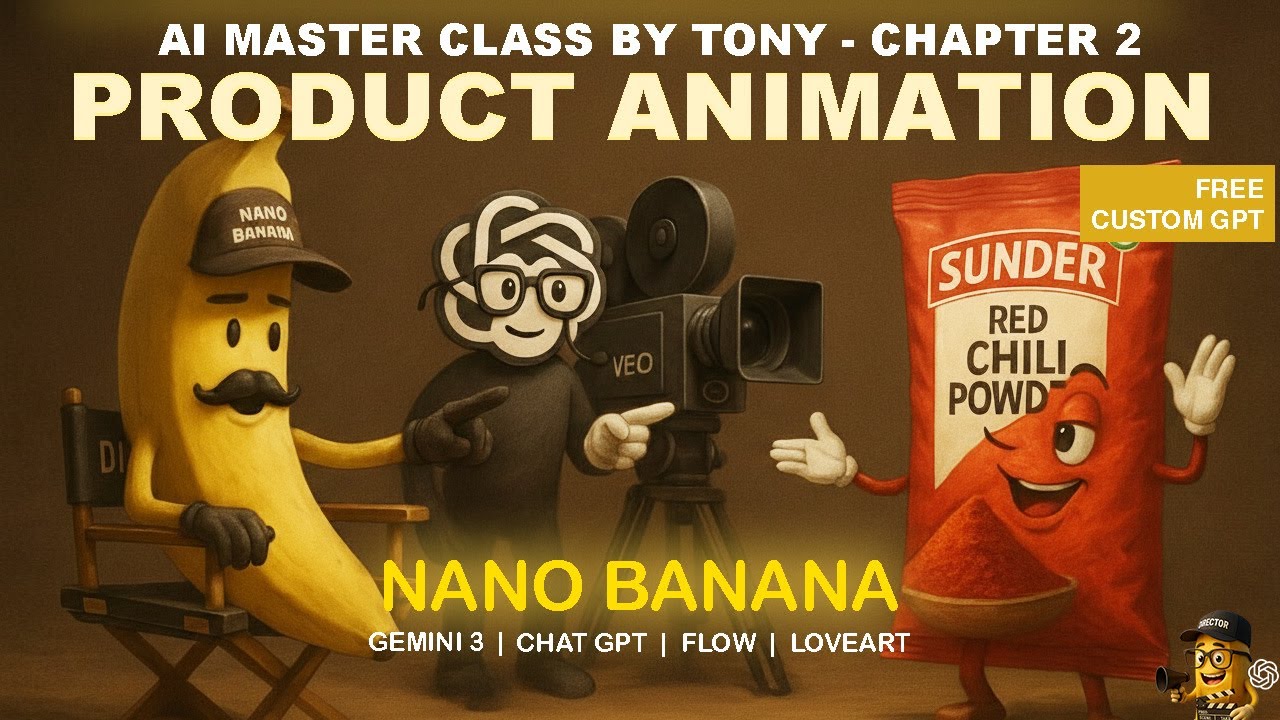 Product Animation by Google Ai I 🚀 | Master Class by Tony – Chapter 2