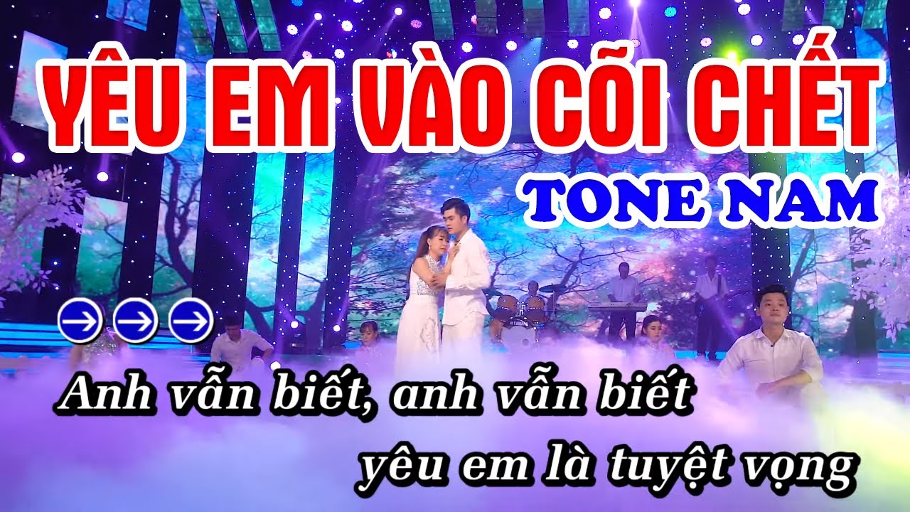 Karaoke Yêu Em Vào Cõi Chết (Tone Nam) - Phú Quí
