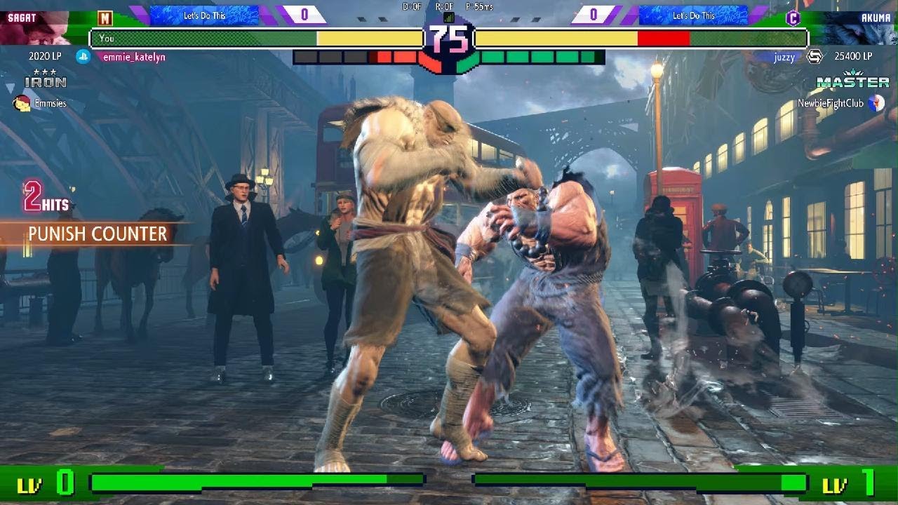 emmie_katelyn [Sagat] (Iron 3) 🆚 juzzy [Akuma] (Master)! FT5! SF6!