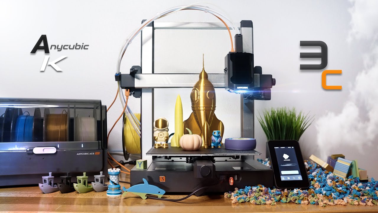 Anycubic Kobra 3 Combo - Multi Color 3D Printer - Unbox & Setup