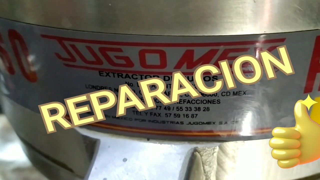 Extractor de zanahoria JUGOMEX reparacion.