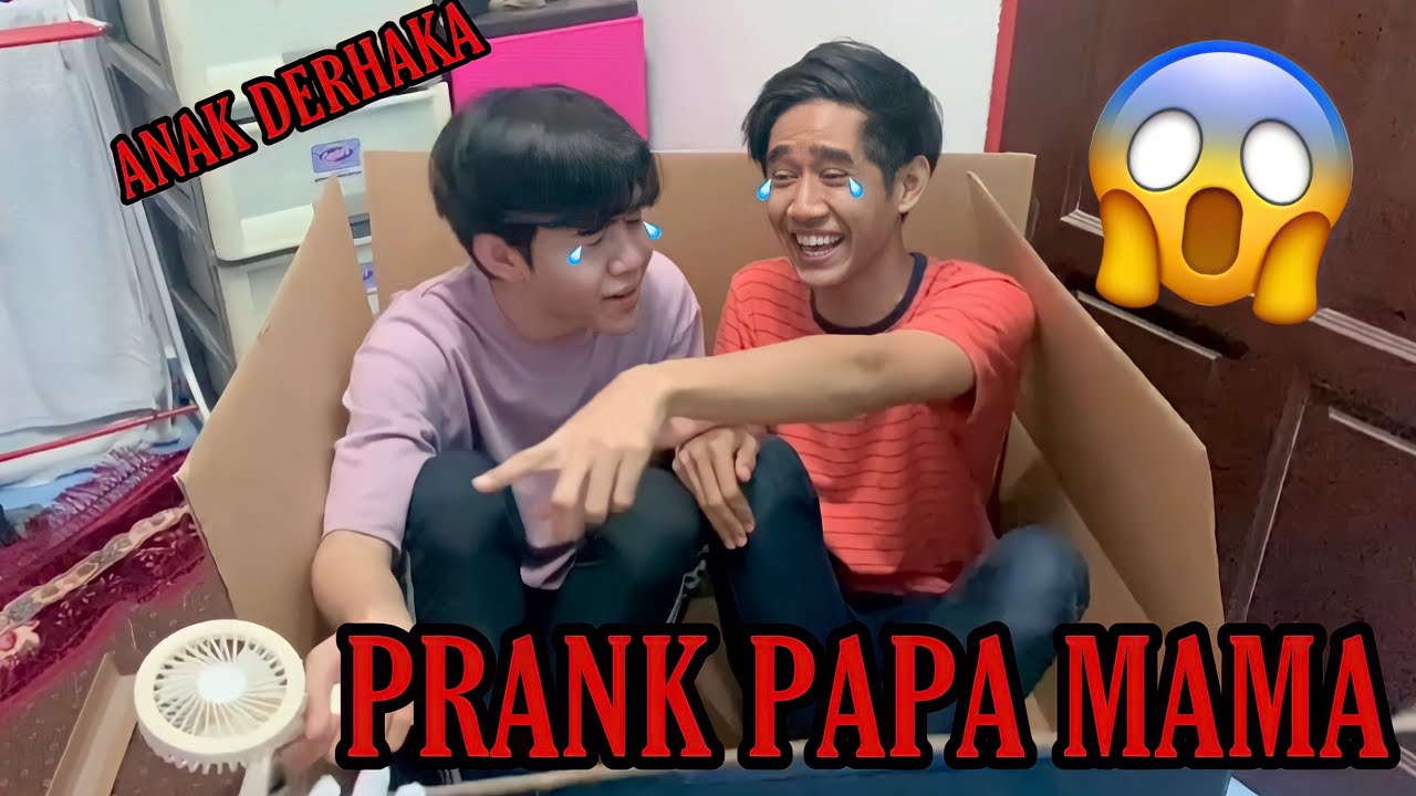 PRANK PAPA MAMA 😂 JADI ANAK DERHAKA? 😱😭