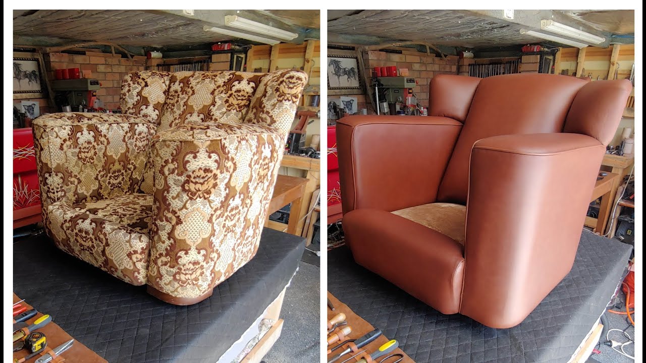 What lies beneath! uncovering this pair of art Deco era club chairs and restoring from the ground up