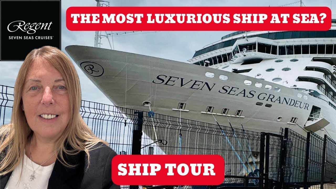 Inside Regent Seven Seas Grandeur | Ultimate Luxury Ship Tour in Liverpool | Part One