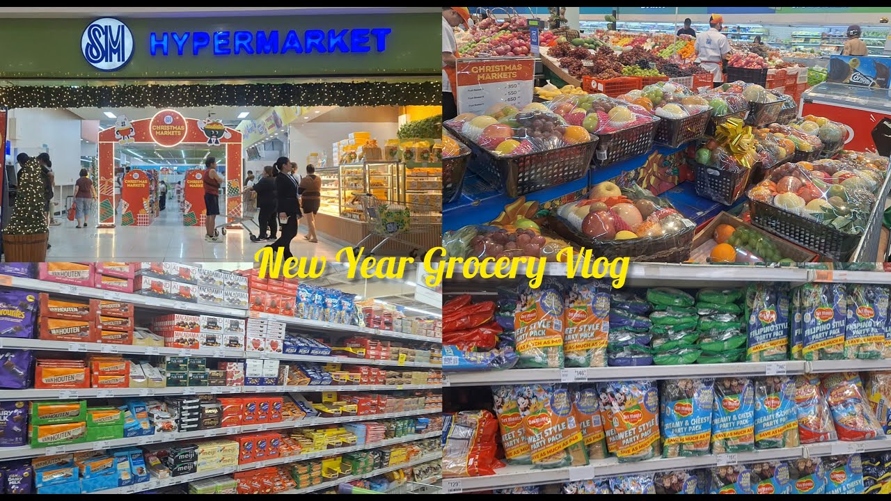 New Year Grocery Vlog with prices in the Philippines