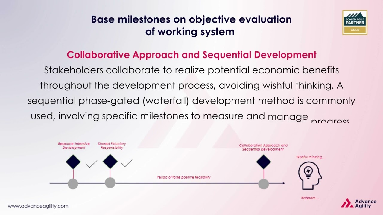 Base Milestones - Objective Evaluation of Working Systems | Lean-Agile Principle-5 | Advance Agility