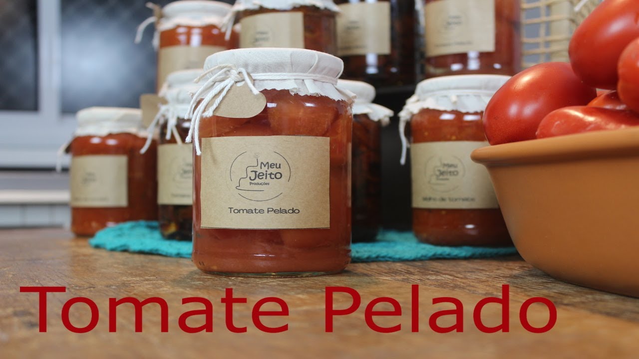Conservas de Tomate Aula 1/3 - Armazenamento - Tomate Pelado com Margo Ferreira.