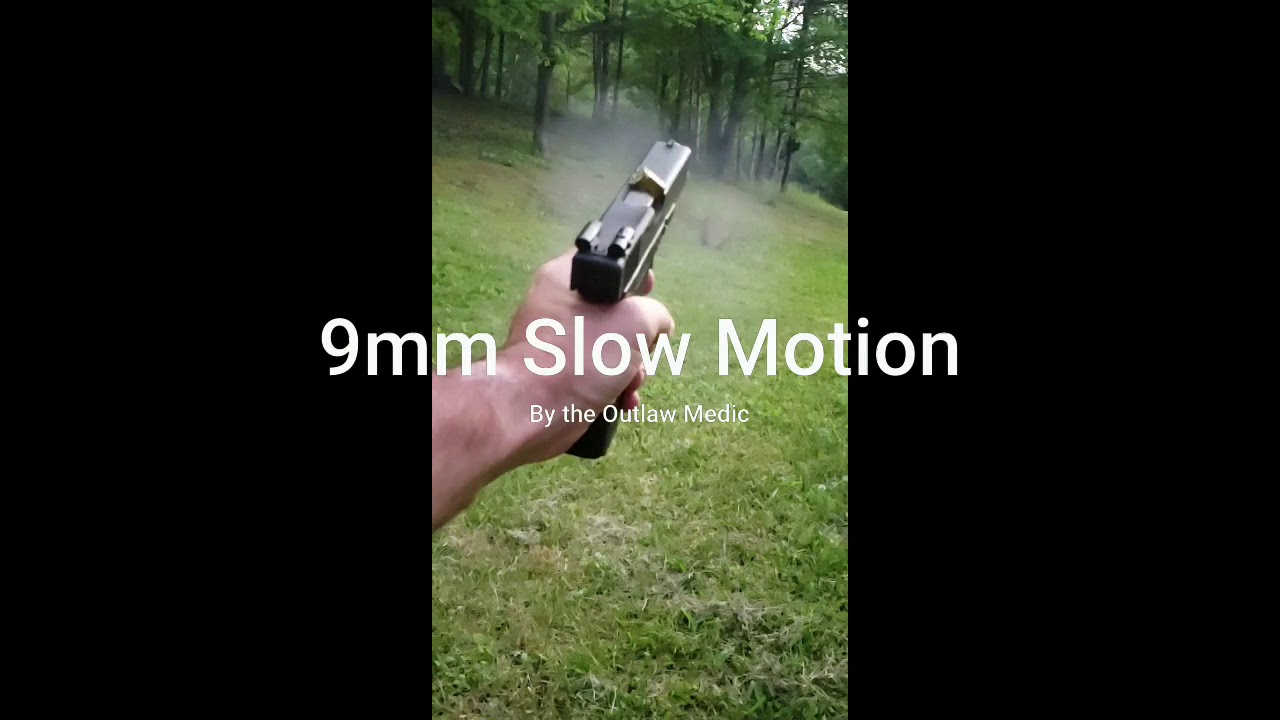 Testing Samsung Galaxy S9+ Super slow motion 960fps, shooting pistol