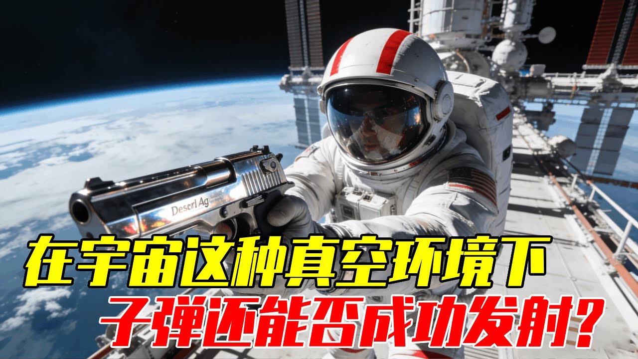 流言终结者：真空环境下没法开枪？发射子弹和空气有关系吗？【探索哥】