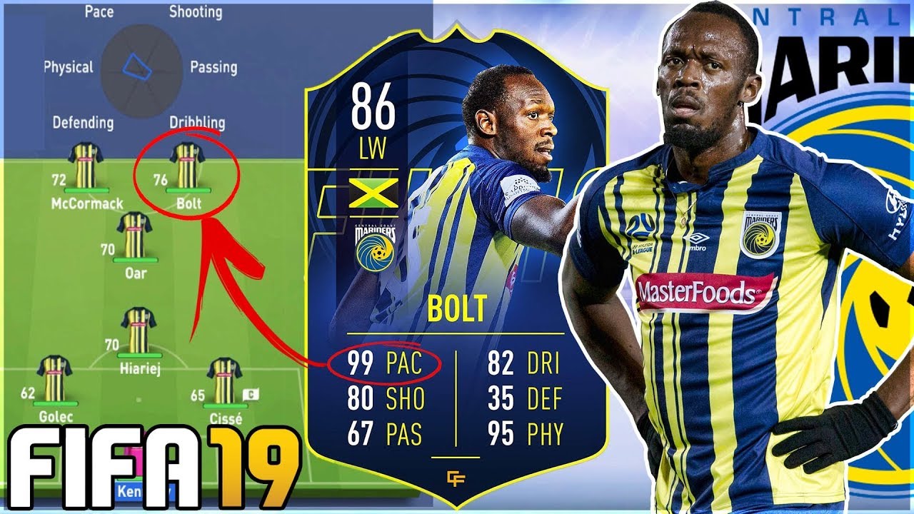 USAIN BOLT IN FIFA 19 CAREER MODE!!! - FIFA 19 Experiment
