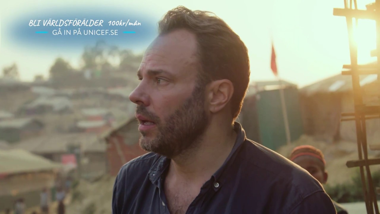 David Hellenius besöker flyktinglägret i Bangladesh
