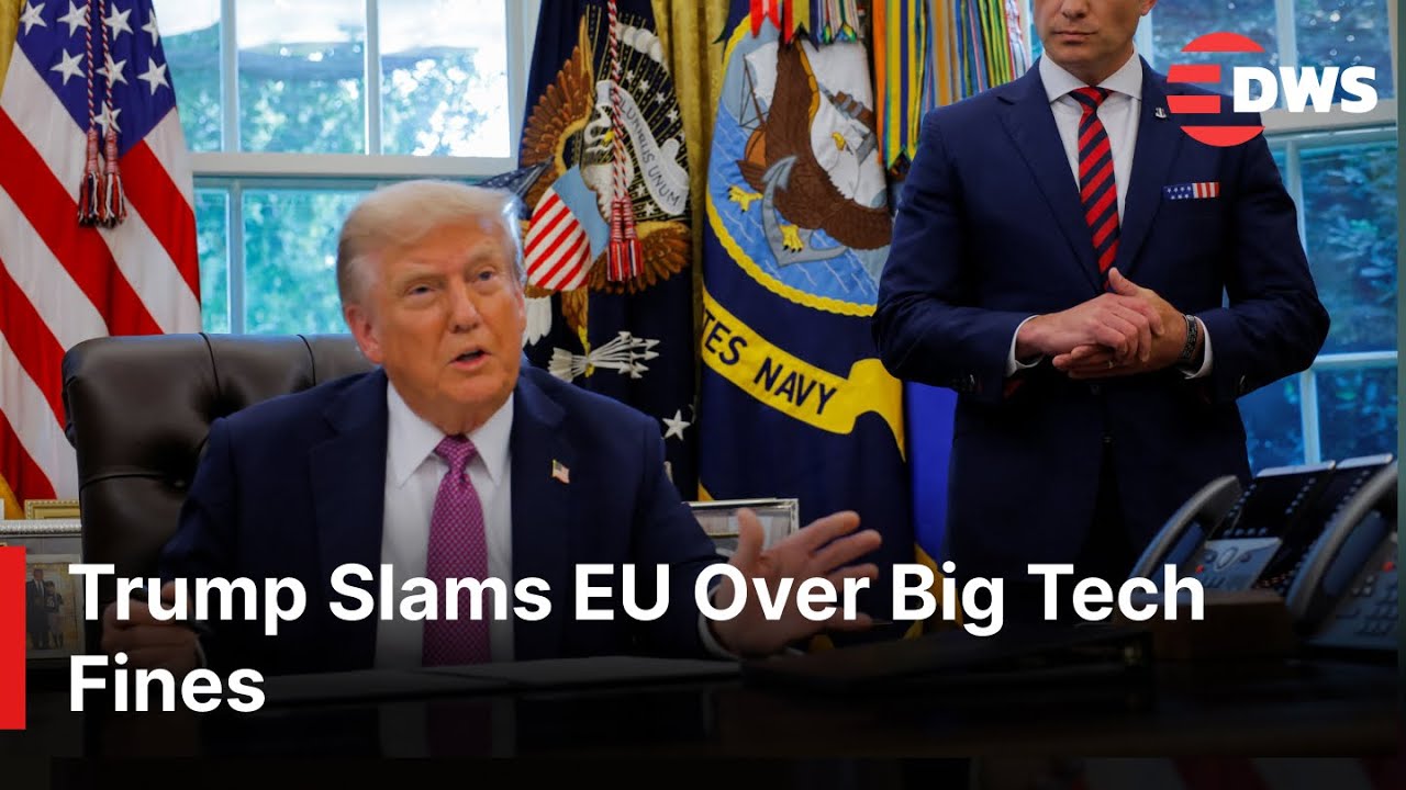 JUST IN: Trump Slams EU Over Big Tech Fines | Says Apple & Google Warned Him | AC15