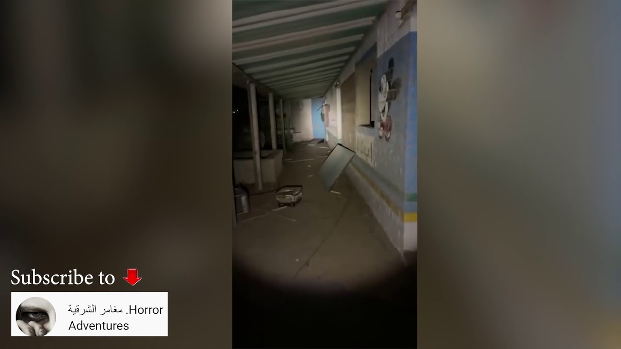 Arab ghost hunter enters haunted school, Watch Til The End!