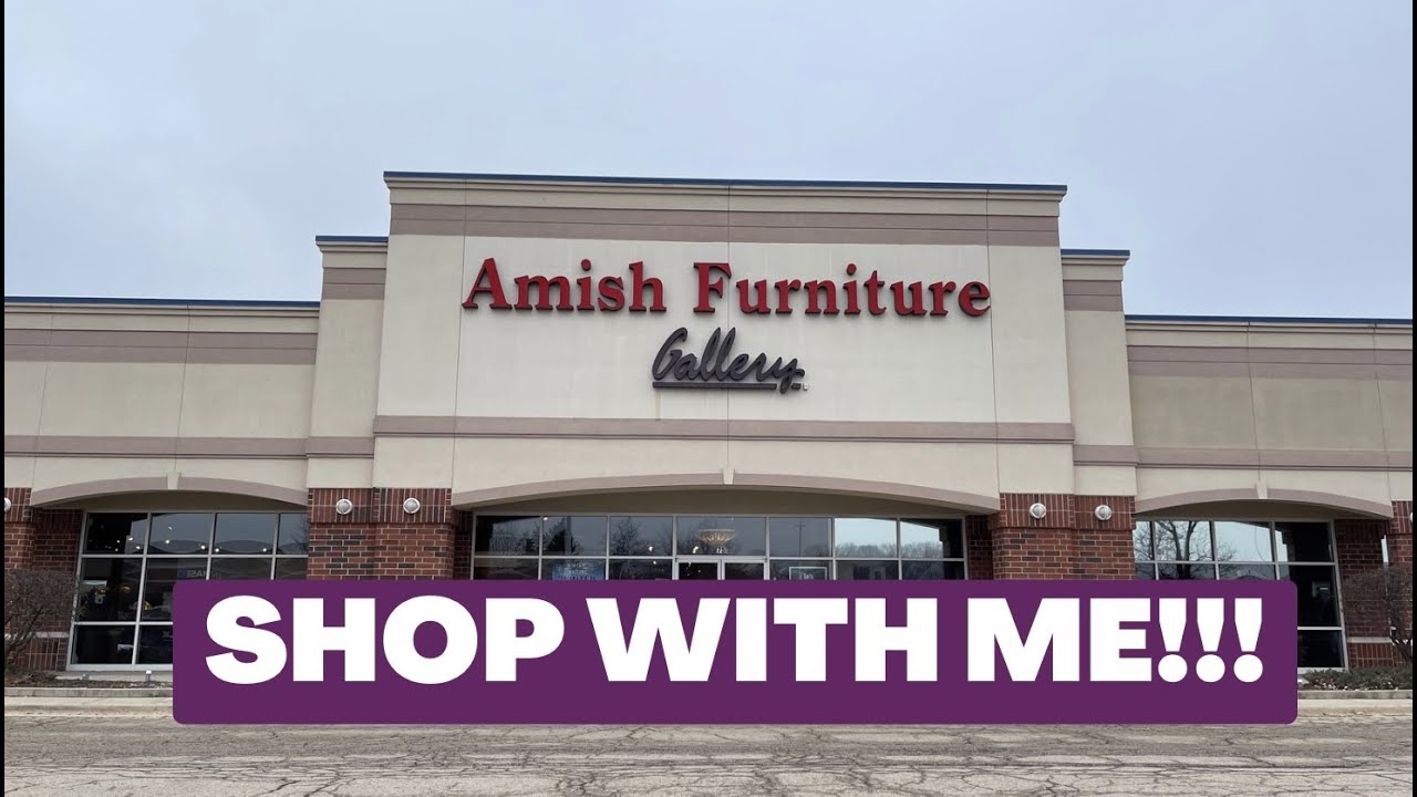 Shop With Me for Amish Handcrafted Furniture!!!