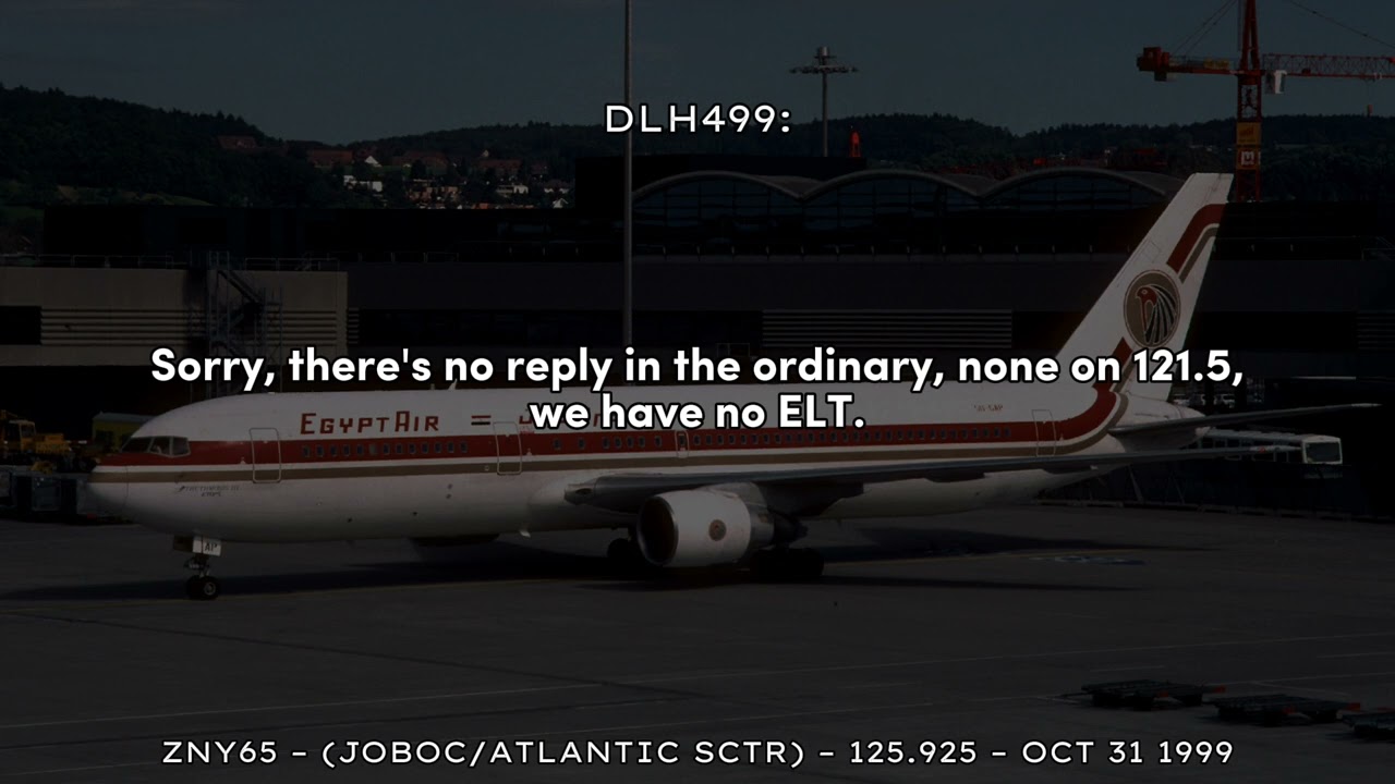 Chilling: EgyptAir 990 ATC Audio