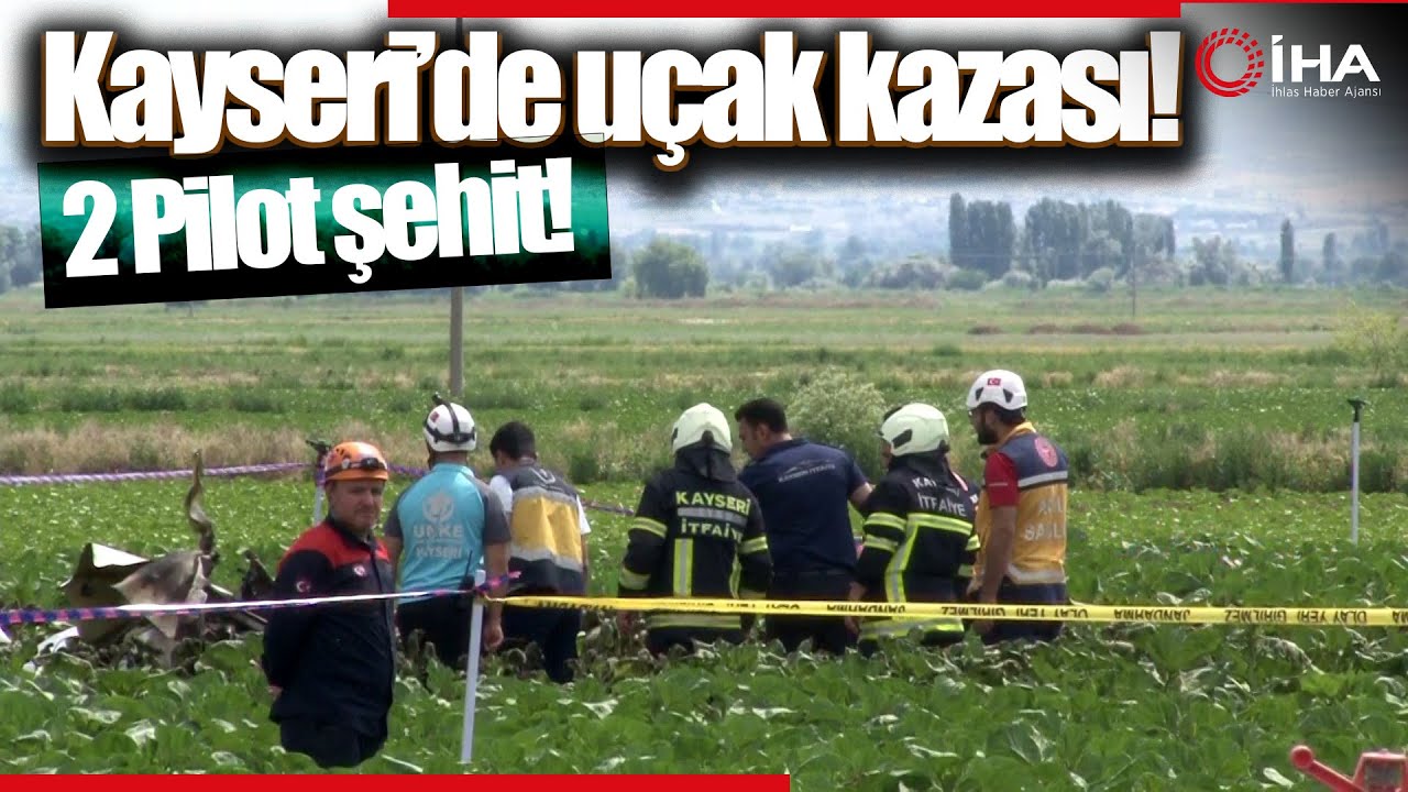 Kayseri'de Eğitim Uçağı Düştü