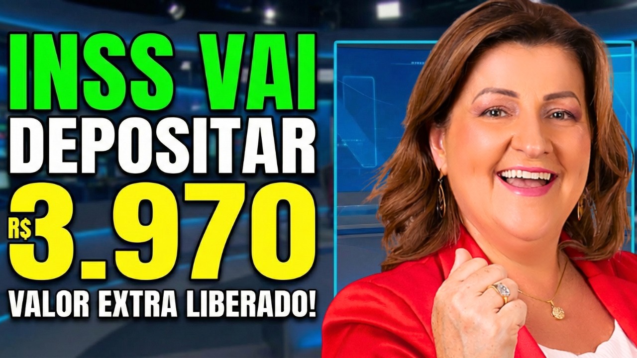 DIÁRIO OFICIAL: INSS VAI DEPOSITAR R$ 3 970 PARA TODOS VEJA DATAS E QUEM RECEBE!!