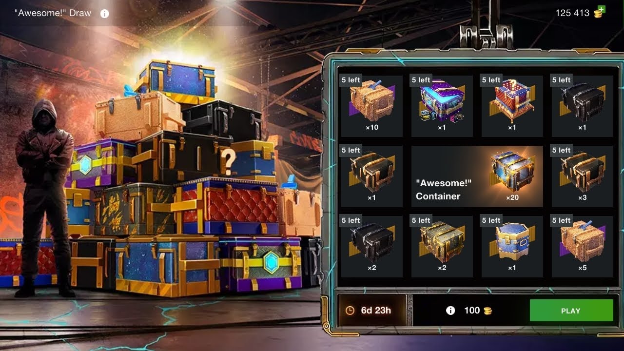 Opening 20+ Awesome Containers  Awesome Draw WoT Blitz