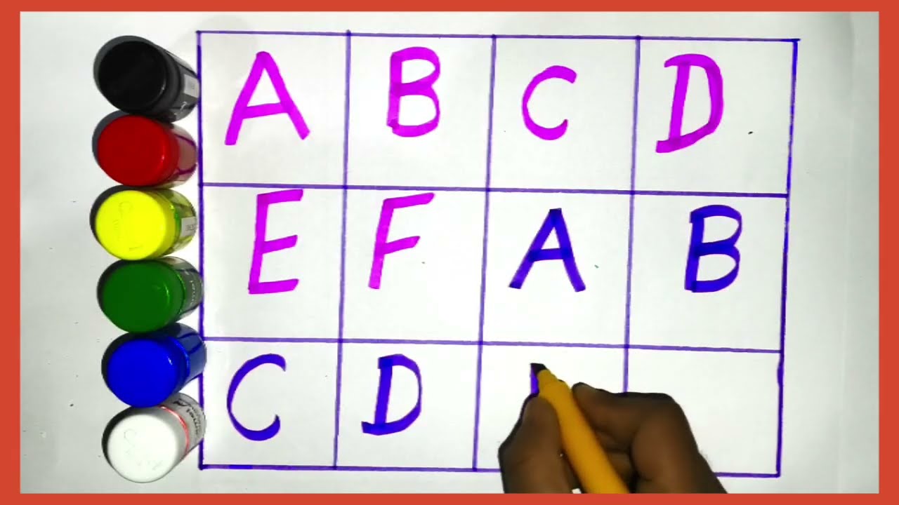 A to Z, Kids rhymes, collection forwriting along dotted lines for toddler, Alphabet, ABC song, ABCD5